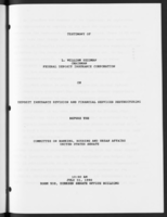 Deposit Insurance Revision and Financial Services Restructuring FDIC view