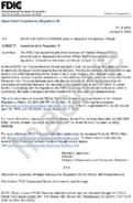 Amendments to Regulation B