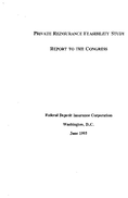 Private Reinsurance Feasibility Study Report to the Congress