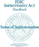 FDIC Improvement Act Handbook Status of Implementation