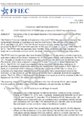 Revisions to the Consolidated Reports of Condition and Income and the FFIEC 101 Report