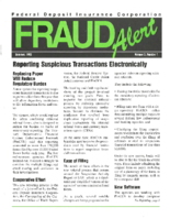 FDIC Fraud Alert Volume 5 Number 1 Summer 1995