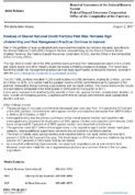 Joint ReleaseReviews of Shared National Credit Portfolio Find Risk Remains High