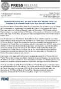 Scotiabank de Puerto Rico San Juan Puerto Rico Assumes All of the Deposits of RG Premier Bank of Puerto Rico Hato Rey Puerto Rico