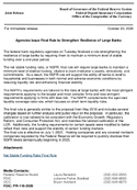 Joint ReleaseAgencies Issue Final Rule to Strengthen Resilience of Large Banks