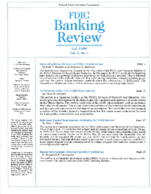 FDIC Banking Review Vol 3 No 1