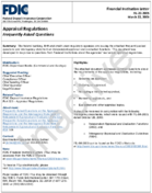 Appraisal Regulations Frequently Asked Questions