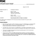 Second Quarter 2018 CFO Report to the Board