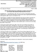 Joint ReleaseAgencies Release Revisions to Interagency Questions and Answers and Proposed New Questions Regarding Flood Insurance