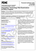 Information Technology Risk Examination InTREx Program