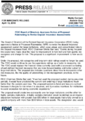 FDIC Board of Directors Approves Notice of Proposed Rulemaking to Revise Deposit Insurance Assessments