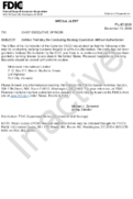 Special Alert Entities That May Be Conducting Banking Operations Without Authorization