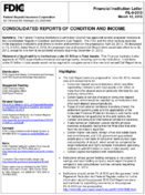 Consolidated Reports of Condition and Income