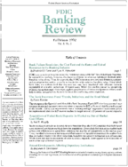 FDIC Banking Review Vol 5 No 2