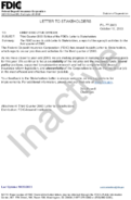 LETTER TO STAKEHOLDERS Third Quarter 2003 Edition of the FDICs Letter to Stakeholders