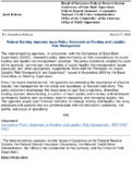 Joint ReleaseFederal Banking Agencies Issue Policy Statement on Funding and Liquidity Risk Management
