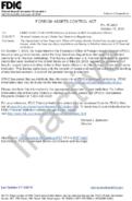 FOREIGN ASSETS CONTROL ACT General License Issued Under Iraqi Sanctions Regulations
