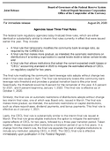 Joint ReleaseAgencies Issue Three Final Rules