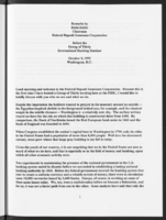 Who the FDIC is Success of the Deposit Insurance System