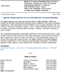 Joint ReleaseAgencies Extend Comment Period on Risk Retention Proposed Rulemaking
