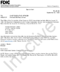 Special AlertRevoked Banking License