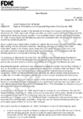 Reports of Condition and Income Call Report for Third Quarter 1999