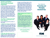 Your Guide to Preventing and Managing Overdraft Fees 2011 Edition