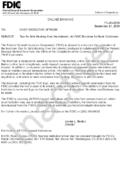 Online Banking Tips for Safe Banking Over the Internet  An FDIC Brochure for Bank Customers