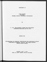 FDIC view on Senate Bill S 650 the Economic Growth and Regulatory Paperwork Reduction Act of 1995