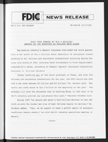 FDIC Fund Stands at 163 Billion Growth in 89 Expected As Failure Rate Slows