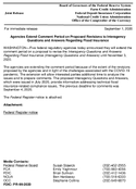 Joint ReleaseAgencies Extend Comment Period on Proposed Revisions to Interagency Questions and Answers Regarding Flood Insurance