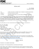 Special Alert Counterfeit Cashiers Checks