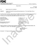 Special Alert Entities That May Be Conducting Banking Operations in the United States Without Authorization