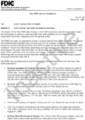 Year 2000 Internal Compliance FDIC Internal Year 2000 Compliance Activities