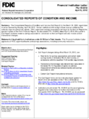 Consolidated Reports of Condition and Income