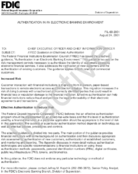 Authentication In An Electronic Banking Environment  FFIEC Guidance on Electronic Authentication