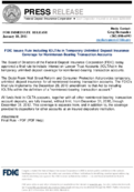 FDIC Issues Rule Including IOLTAs in Temporary Unlimited Deposit Insurance Coverage for NoninterestBearing Transaction Accounts
