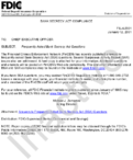 Bank Secrecy Act Compliance Frequently Asked Bank Secrecy Act Questions