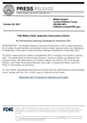 FDIC Makes Public September Enforcement Actions