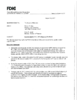 Second Quarter 2017 CFO Report to the Board