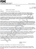Trust Assets Trust Survey Transmission via the Internet