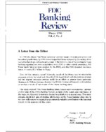 FDIC Banking Review Vol 3 No 2