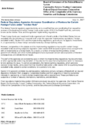 Joint ReleaseFederal Regulatory Agencies Announce Coordination of Reviews for Certain Foreign Funds under Volcker Rule