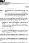 Import Ban for Entities Subject to Weapons of Mass Destruction Trade Control Regulations