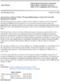 Joint ReleaseAgencies Issue Advanced Notice of Proposed Rulemaking on Enhanced Cyber Risk Management Standards