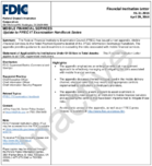 Mobile Financial Services Update to FFIEC IT Examination Handbook Series