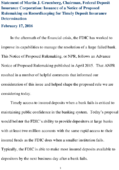 Recordkeeping for Timely Deposit Insurance Determination Open for Public Comment