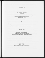 Status of the Resolution Trust Corporation RTC