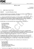 Special Alert Counterfeit Official Bank Checks
