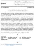 Agencies Adopt Rule on Disclosure and Reporting of CRARelated Agreements